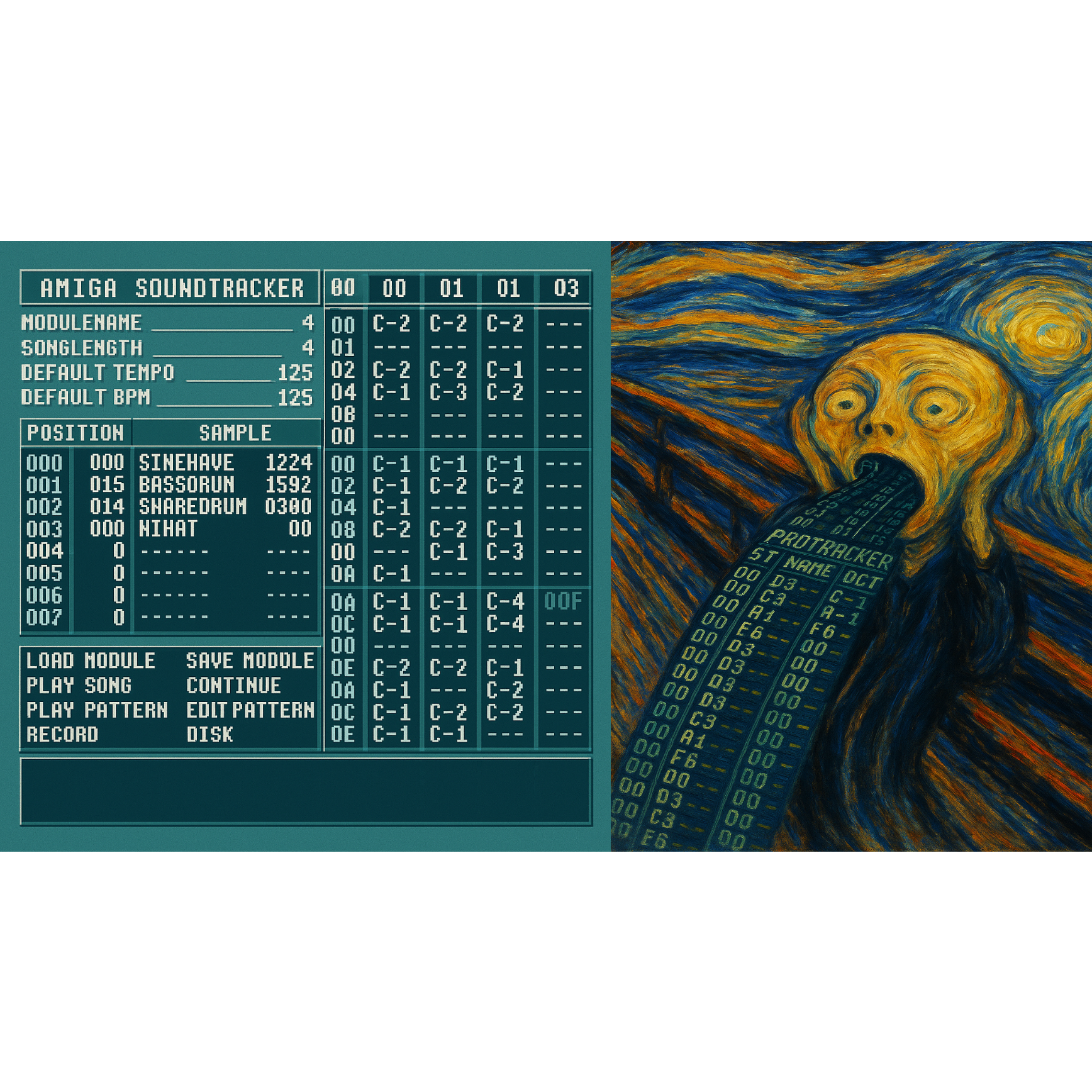 Play many Amiga audio format